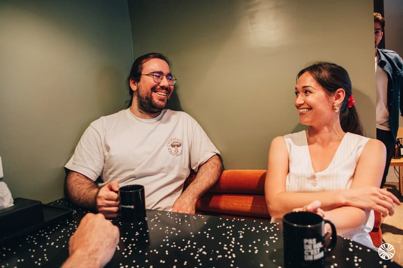 Pause café entre collègues